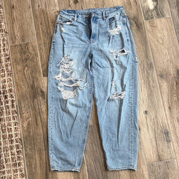 American Eagle Outfitters Denim - Light Blue Distressed Women’s Jeans